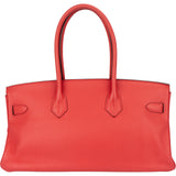 Hermès Clemence Leather Bougainvillier Birkin 42 JPG Shoulder Bag