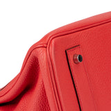Hermès Clemence Leather Bougainvillier Birkin 42 JPG Shoulder Bag