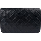 Chanel Quilted Lambskin 24K Gold Single Flap Shoulder Bag