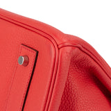 Hermès Clemence Leather Bougainvillier Birkin 42 JPG Shoulder Bag