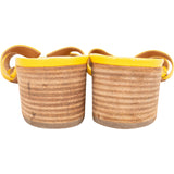 Hermès Yellow Leather Oasis Sandals (36)