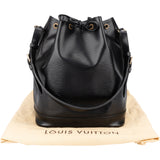 Louis Vuitton Noir Epi Leather Sac Noe Grande Shoulder Bag