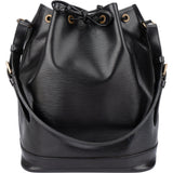 Louis Vuitton Noir Epi Leather Sac Noe Grande Shoulder Bag