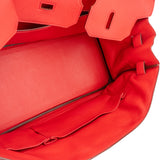 Hermès Clemence Leather Bougainvillier Birkin 42 JPG Shoulder Bag