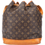 Louis Vuitton Canvas Monogram Sac Noe Grande Shoulder Bag