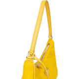 Prada Yellow Nylon Triangle Re-Editon Handbag