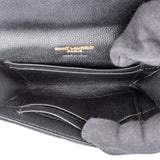 Saint Laurent Caviar Leather Cassandre Famme Wallet