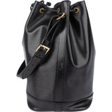 Louis Vuitton Noir Epi Leather Sac Noe Grande Shoulder Bag