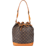 Louis Vuitton Canvas Monogram Sac Noe Grande Shoulder Bag