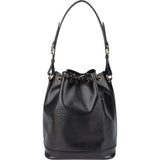 Louis Vuitton Noir Epi Leather Sac Noe Grande Shoulder Bag