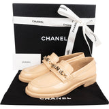 Chanel Patent Leather Interlocking Loafer (37C)