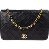 Chanel Quilted Lambskin Single Flap Shoulder Bag