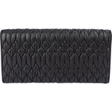 Miu Miu Black Quilted Leather Wallet