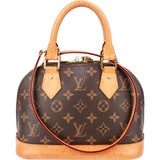 Louis Vuitton Canvas Monogram Alma BB Handbag