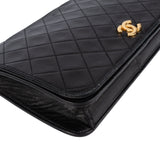 Chanel Quilted Lambskin Single Flap Shoulder Bag
