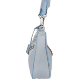 Prada Blue Nylon Triangle Re-Editon Crossbody Bag
