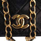 Chanel Quilted Lambskin Single Flap Shoulder Bag