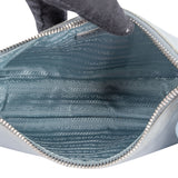 Prada Blue Nylon Triangle Re-Editon Crossbody Bag