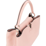 Louis Vuitton Pink Leather Capucines MM Handbag