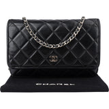 Chanel Quilted Lambskin Wallet On Chain Crossbody Bag