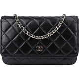 Chanel Quilted Lambskin Wallet On Chain Crossbody Bag