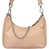 Prada Beige Nylon Triangle Re-Edtion Crossbody Bag