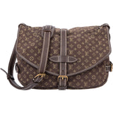 Louis Vuitton Mini Lin Monogram Saunur 30 Crossbody Bag