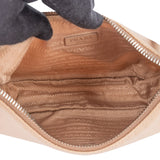 Prada Beige Nylon Triangle Re-Edtion Crossbody Bag