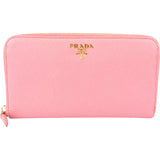 Prada Pink Saffiano Leather Wallet