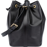 Louis Vuitton Noir Epi Leather Sac Noe Petit Shoulder Bag