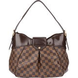 Louis Vuitton Damier Ebene Monogram Sistina MM Shoulder Bag