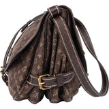 Louis Vuitton Mini Lin Monogram Saunur 30 Crossbody Bag