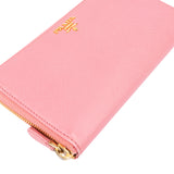 Prada Pink Saffiano Leather Wallet