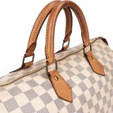 Louis Vuitton Damier Azur Monogram Speedy 35 Handbag