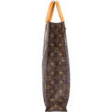 Louis Vuitton Canvas Monogram Sac Plat Handbag