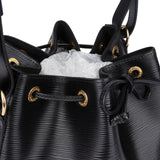 Louis Vuitton Noir Epi Leather Sac Noe Petit Shoulder Bag