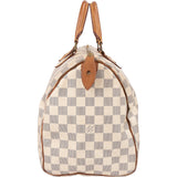 Louis Vuitton Damier Azur Monogram Speedy 35 Handbag