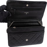 Chanel Quilted Lambskin Wallet On Chain Crossbody Bag