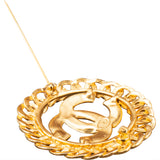 Chanel Golden Chain Limbs Brooch