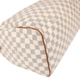 Louis Vuitton Damier Azur Monogram Speedy 35 Handbag
