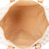 Louis Vuitton Damier Azur Monogram Speedy 35 Handbag