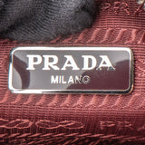 Prada Bordeaux Nylon Triangle Re-Editon Crossbody Bag