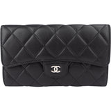 Chanel Quilted Lambskin CC Flap Wallet