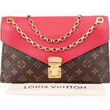 Louis Vuitton Canvas Monogram Pallas Chain Crossbody Bag