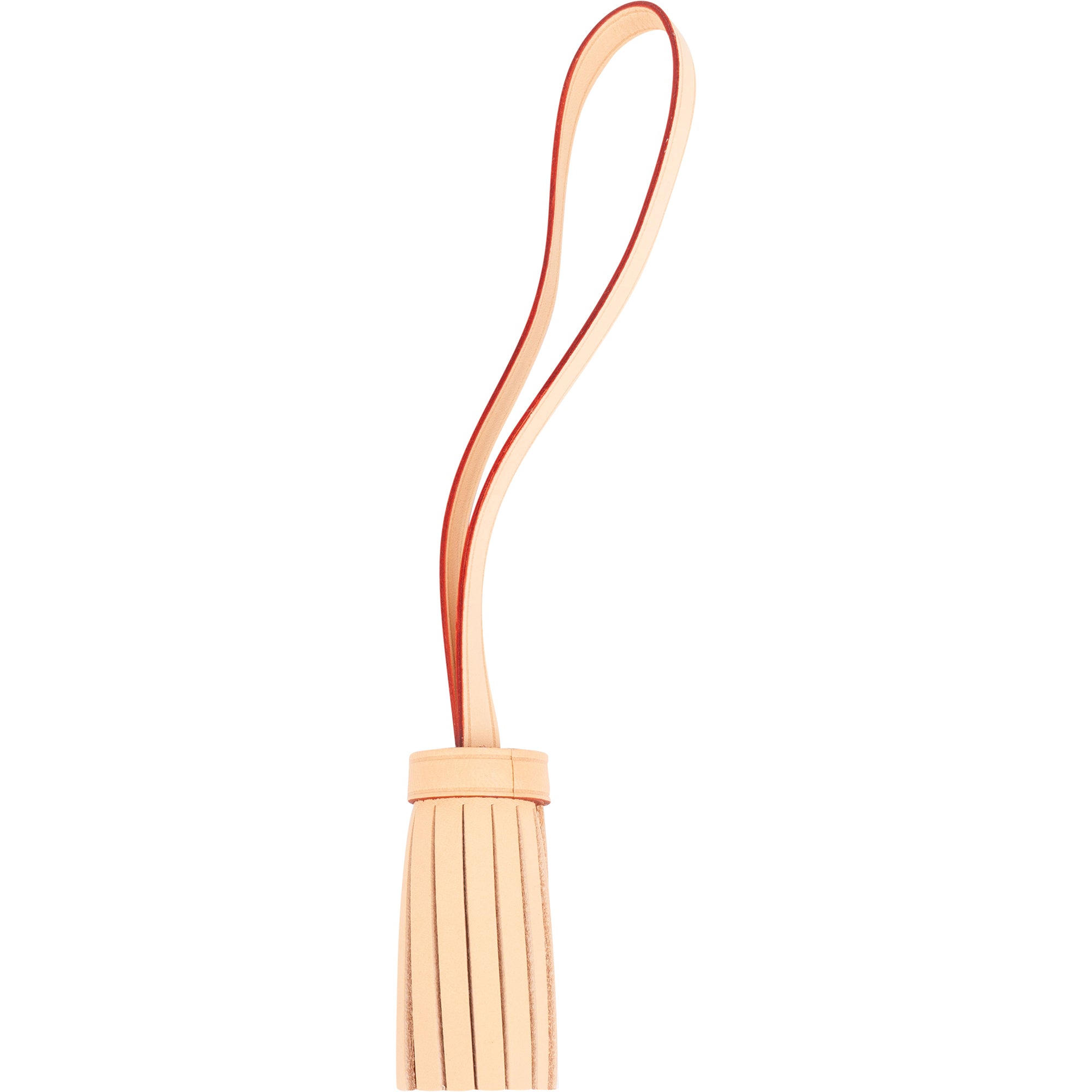 Vachetta Single Fringe Quaste / Tassel Taschenanhänger Bag Charm - vintageandkickz