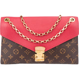 Louis Vuitton Canvas Monogram Pallas Chain Crossbody Bag
