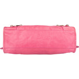 Balenciaga Pink Leather City Handbag
