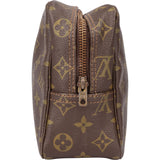 Louis Vuitton Canvas Monogram Trousse Toilette 28 Clutch in