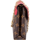 Louis Vuitton Canvas Monogram Pallas Chain Crossbody Bag