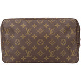 Louis Vuitton Canvas Monogram Trousse Toilette 28 Clutch in